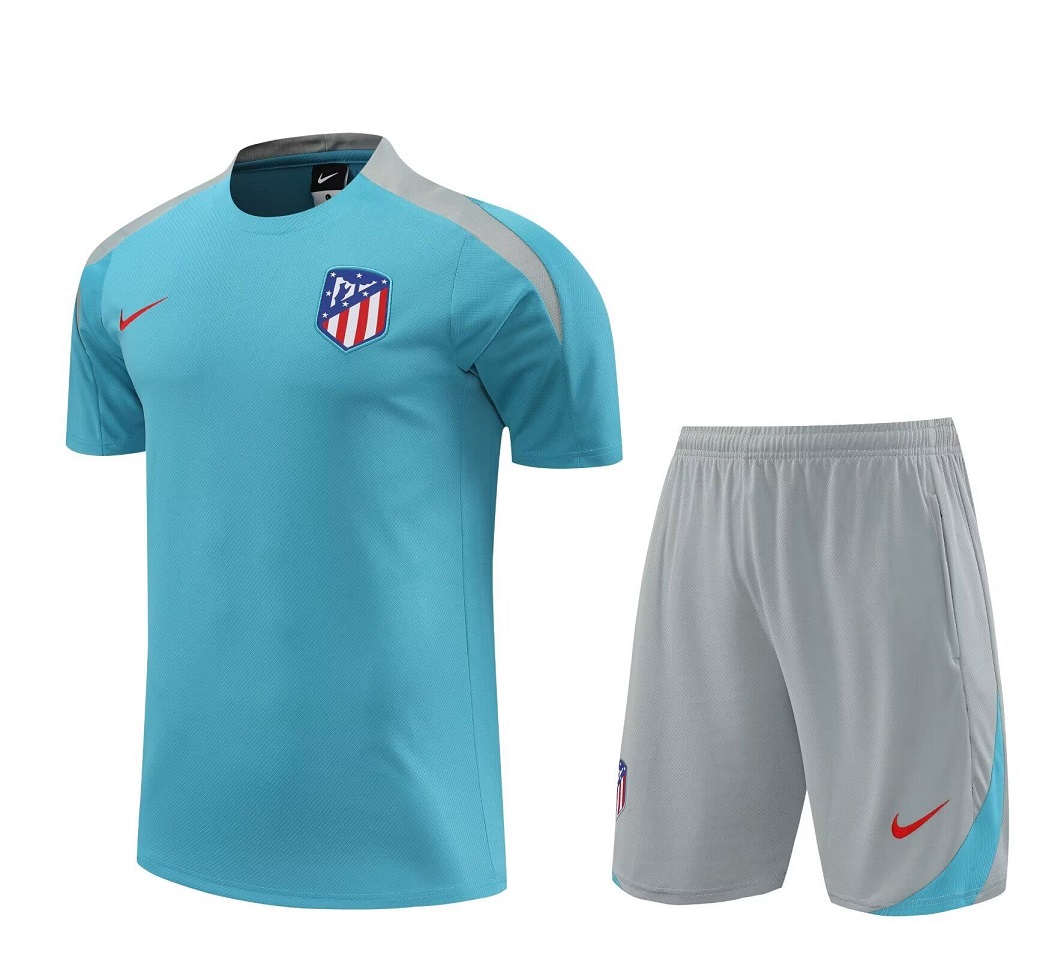 AAA Quality Atletico Madrid 24/25 Lake Blue Training Kit Jerseys